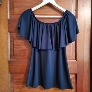 LuLaRoe Alana Flounce Top NWT